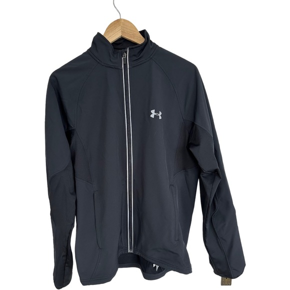 Under Armour Cold Gear Full Zip Drop Tail Jacket Size Large - Picture 7 of 12